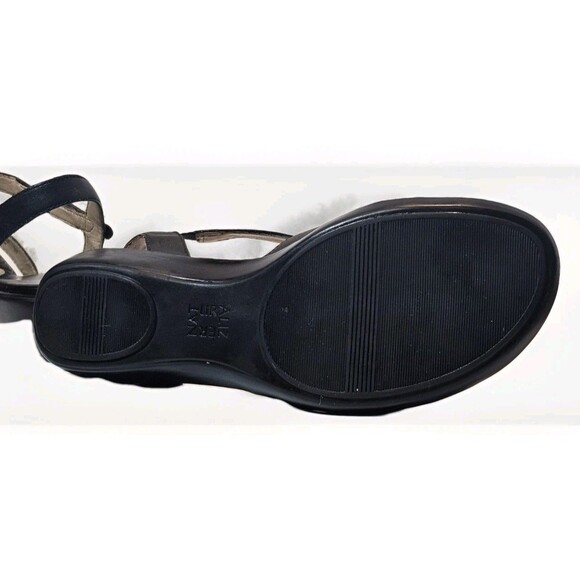 Naturalizer Women's Nasim Banded Leather Sandals Black Sizes 9M - Picture 12 of 12
